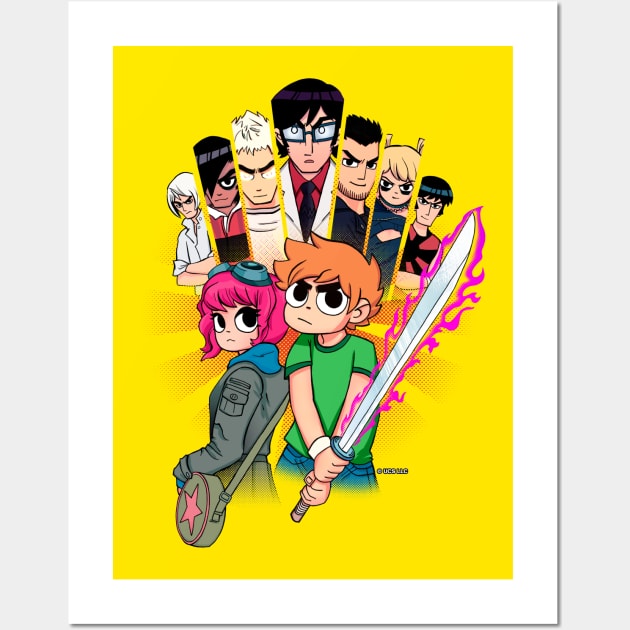 Scott Pilgrim vs the World Wall Art by FlamingFox